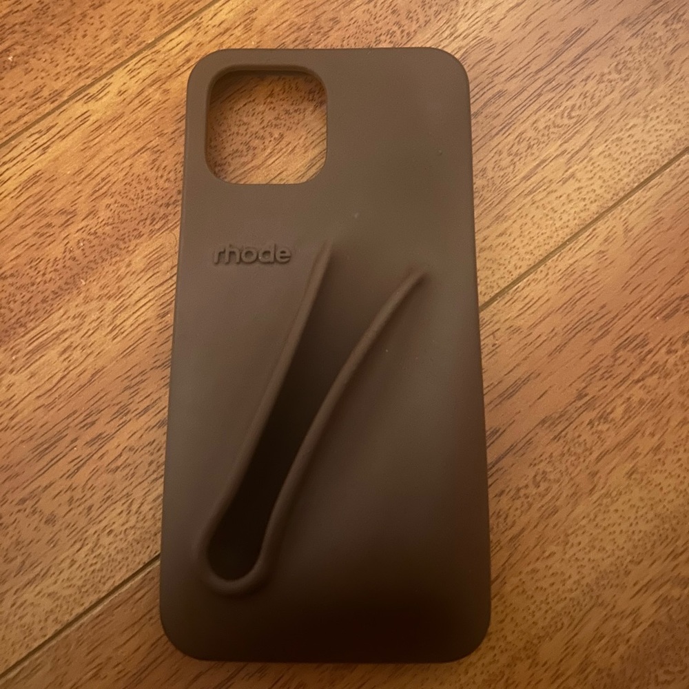 RHODE Brown Phone Case with Built-in Holder for iPhone